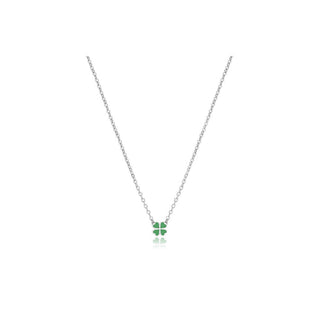 S'agapõ Collana Acciaio Quadrifoglio Sck252 — Collana