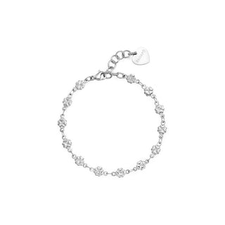 S'agapõ Bracciale In Acciaio Con Motivo Trifoglio Grosso Shk96 — Bracciale