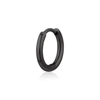 S'agapõ Orecchino Cerchio Nero Rogue Srg29 — Orecchino