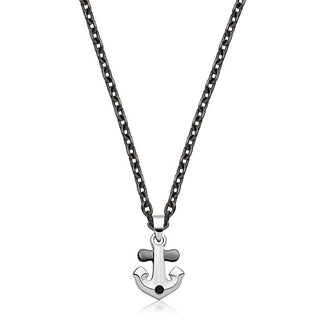 S'agapõ Collana Acciaio Ancora Nautica Snk06 — Collana