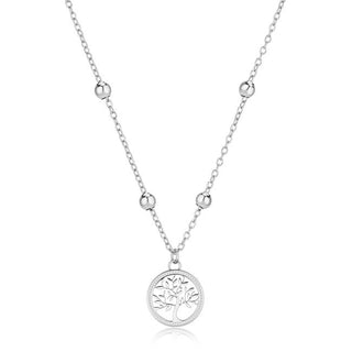 S'agapõ Collana Acciaio Albero Della Vita Strega Swh10 — Collana