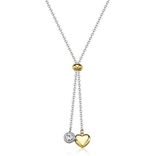 S'agapõ Aurora SAR60 Collana Bicolore con Chiusura Scorrevole — Collana