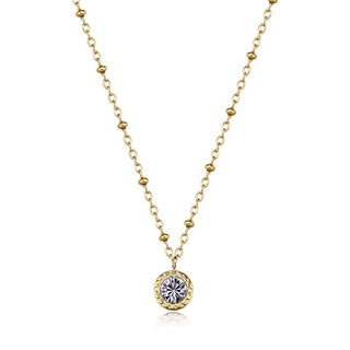 S'agapõ Collana Placcata Oro Con Pendente Aurora Sar57 — Collana