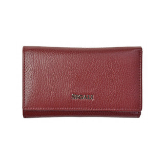 Segali Portafoglio Da Donna In Pelle 7074 Bordeaux — Portafoglio