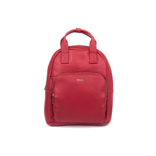 Segali Zaino In Pelle Da Donna 9026 Rosso — Zaino