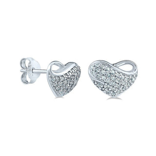 Silvego Herzohrringe aus Silber Jjjfnje0039 