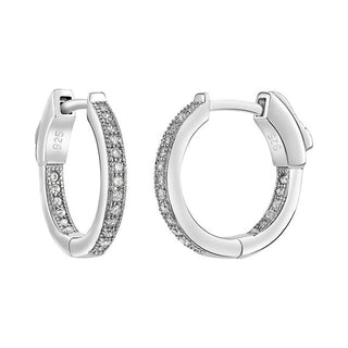 Silvego Ohrringe aus Silber mit Zirkonia Jasmin Jjje0105 mit einzigartigem Verschluss 