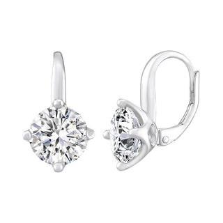 Silvego Orecchini Lila Argento Zircone Trasparente L 2 x 1,1 cm — Orecchini