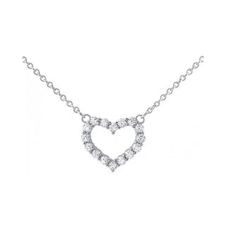 Silvego Collana Cuore Argento Zirconi — Collana