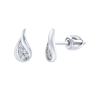 Silvego Orecchini In Argento Con Zirconi Trasparenti SILVEGOB70540SBD — Orecchini