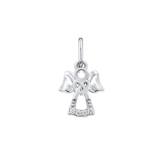Silvego Ciondolo In Argento Con Zirconi Trasparenti Angelo MW2233P — Ciondolo