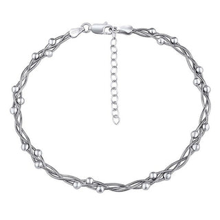 Silvego Cavigliera Intrecciata Argento — Cavigliera