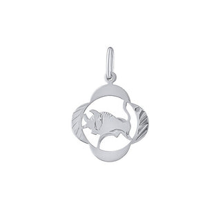 Silvego Sternzeichen-Anhänger Stier aus Silber - Quadrifoglio Silvegob10281S05 