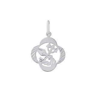 Silvego Sternzeichen-Anhänger aus Silber Wassermann - Quadrifoglio Silvegob10281S02 