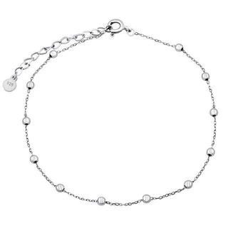 Silvego Fußkettchen aus Silber Vanda mit Kügelchen Zt180398A 