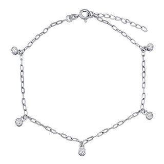 Silvego Samantha Beinkette aus Silber mit Brilliance Zirconia Zt1A36751A 