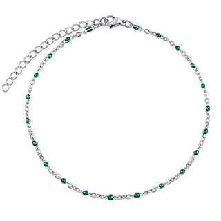 Silvego Beinkette aus Stahl - Verde Dunkel Kmm1745 