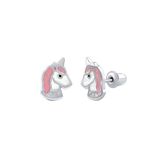 Silvego Orecchini In Argento Baggio Unicorni DCC056225E — Orecchini
