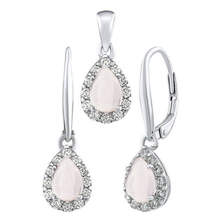 Silvego Set Gioielli In Argento Eureka Con Rosa JJJ1393SRO — Set gioielli