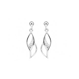 Silver Cat Orecchini Zirconi SC400 — Orecchini