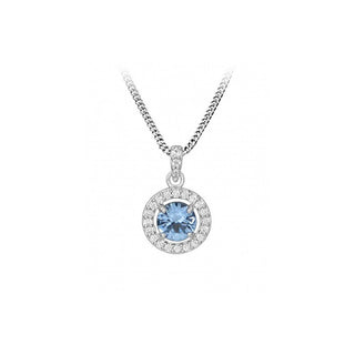 Silver Cat Collana Elegante Argento Zirconi Catena e Pendente — Collana