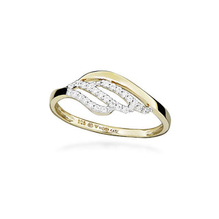 Silver Cat Anello Oro Zirconi Cubici Circuito 54 mm — Anello