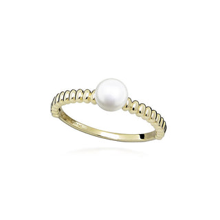 Silver Cat Anello Oro Perla Acqua Dolce Circuito 60 mm — Anello