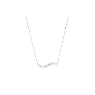 Silver Cat Collana Argento Zirconi Cubici — Collana