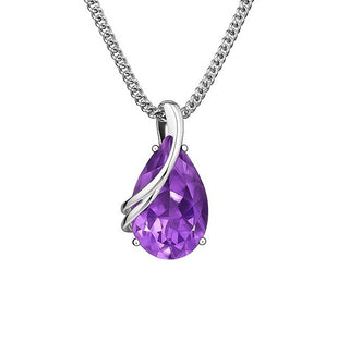 Silver Cat Collana Argento Ametista SC588 — Collana