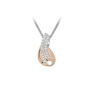 Silver Cat Collana Zirconi Bicolor SC606 — Collana