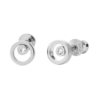 Skagen Orecchini Acciaio Cristallo — Orecchini
