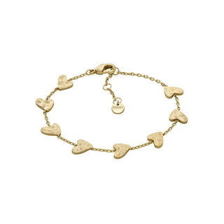Skagen Bracciale Anja Hearts Placcato Oro — Bracciale