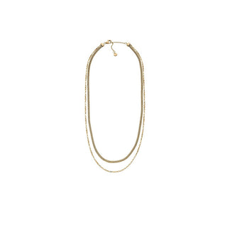 Skagen Collana Doppia Merete Placcata Oro — Collana