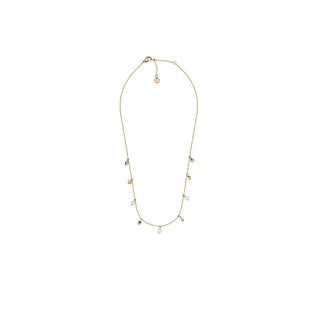 Skagen Collana Agnethe Perle Vere Placcata Oro — Collana