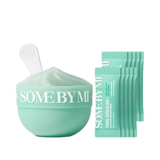 Some By Mi Maschera Viso Lenitiva alla Spirulina PDRN Sorbetto 10 x 1 g — Maschera