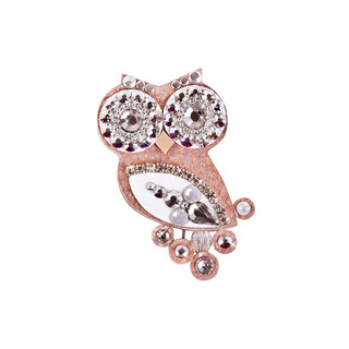 Sovičky Piccola Spilla Gufo Rosa Antico — Spilla