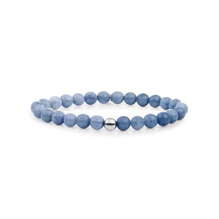 Sparkling Bracciale Con Perline E Avventurina Blu Sb-Gem37-Add-6Mm — Bracciale