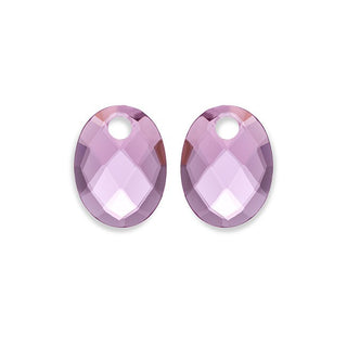 Sparkling Orecchini Pendenti Ovali Viola EAGEM59-MO — Orecchini