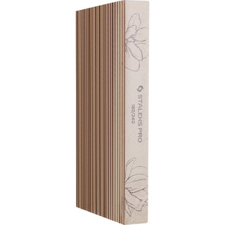 Staleks Gerade Mineral-Nagelfeile Expert 20 180/240 (Gerade Mineral-Nagelfeile) 25 Stücke 