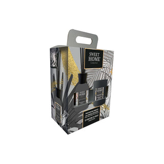 Sweet Home Collection Set Diffusore Di Aromi Con Candela Shades Of Grey — Set Profumazione