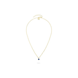 Tamaris Elegante Gold Plated Necklace with Blue Zircon Tj-0539-N-45 
