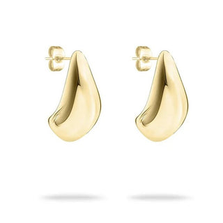 Tamaris Gold-Plated Steel Earrings Organic Drop Shapes Tj-0601-E-22 