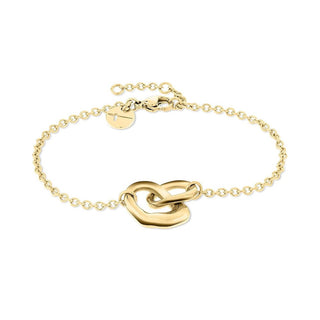 Tamaris Bracelet plaqué or assorti formes organiques Tj-0619-B-21 