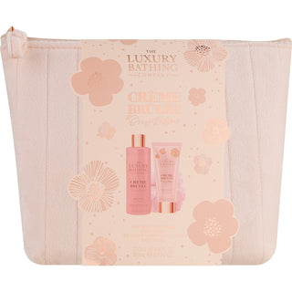 The luxury bathing company Set Regalo Per La Cura Del Corpo In Trousse Crème Brûlée, Arancia E Vaniglia 3 Pezzi — Set e Cofanetti