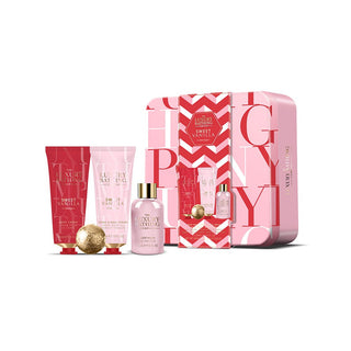 The luxury bathing company Set Regalo In Scatola Di Latta Vaniglia E Mandorle 4 Pezzi — Set corpo