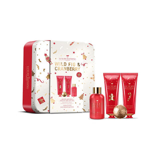 The luxury bathing company Set Regalo Per La Cura Del Bagno Fico E Mirtillo Rosso 4 Pezzi — Set e Cofanetti