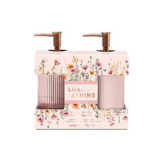 The Luxury Bathing Company Set Peonia, Pesca e Lampone 2 pezzi — Set e Cofanetti