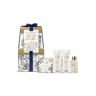 The luxury bathing company Mini Set Cura Corpo Bergamotto, Zenzero E Citronella 5 Pezzi — Set e Cofanetti