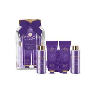 The luxury bathing company Set Cura Corpo Barattolo Vetro Lavanda 5 Pezzi — Set e Cofanetti