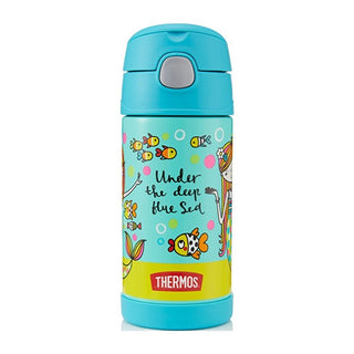 Thermos FUNtainer Bambini con Cannuccia Sirena 355 ml — Borraccia